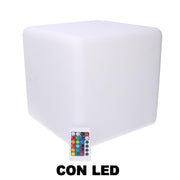 Mehrfarbige wiederaufladbare Kunststoff -LED -LED -Lampe CM30X30XH30