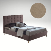 Doppelbett Clup Clup Monaco Tortora Effez Stoff