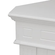 Bioethanol Bioethanne Kamin aus der Erdungseeck des Ford White 110x45xh.100 cm
